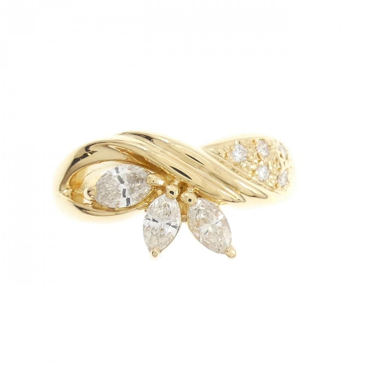 K18YG ダイヤモンド リング 0.50CT