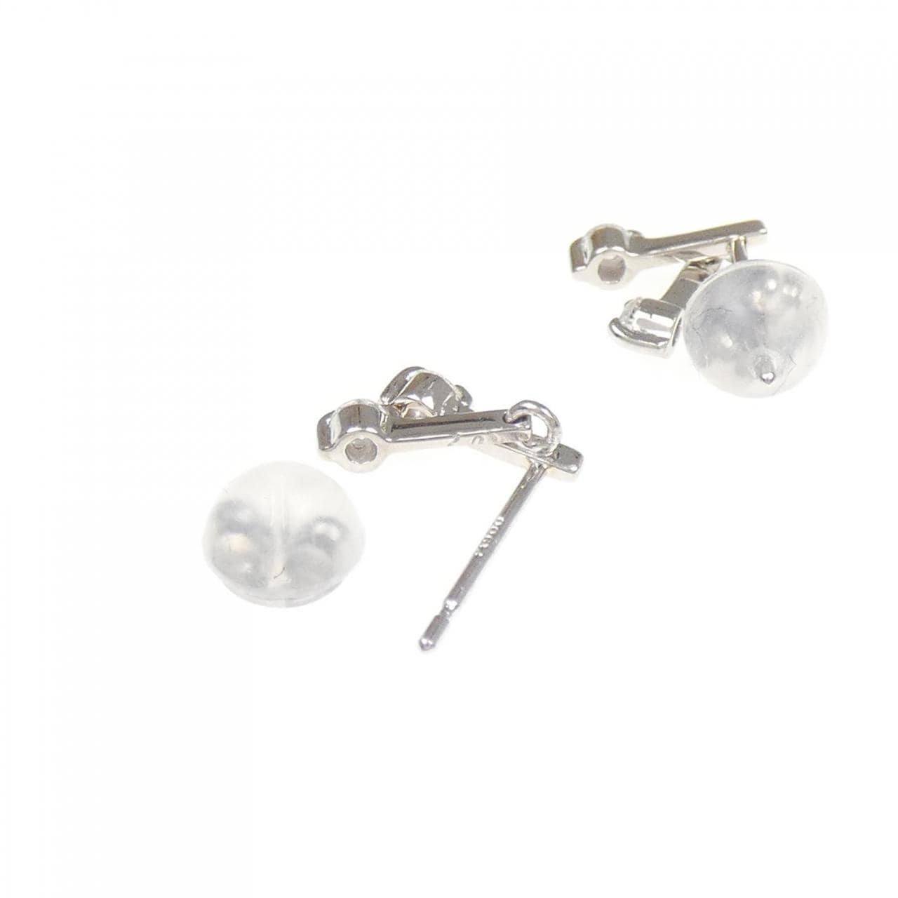 PT900 ダイヤモンド ピアス 0.14CT