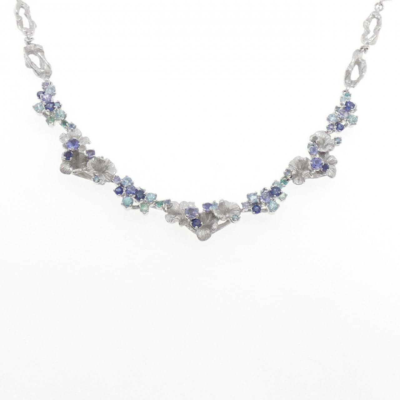 イワクラコウジ カラーストーン ネックレス