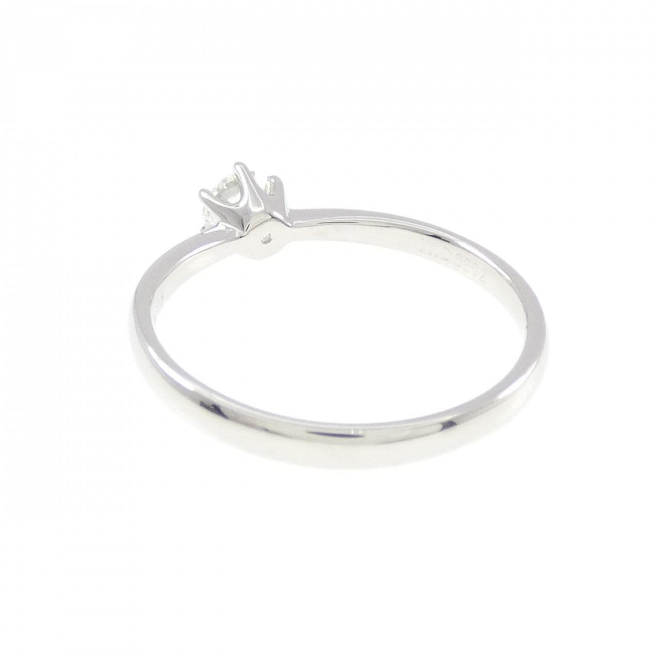 PT900 ダイヤモンド リング 0.208CT E VVS2 3EXT H&C