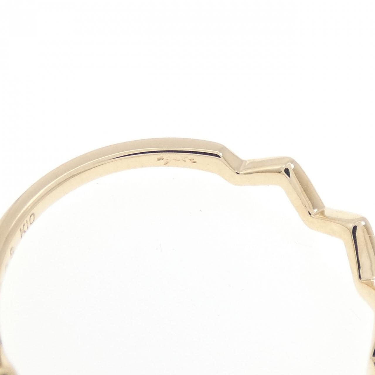 アガット ダイヤモンド リング 0.08CT