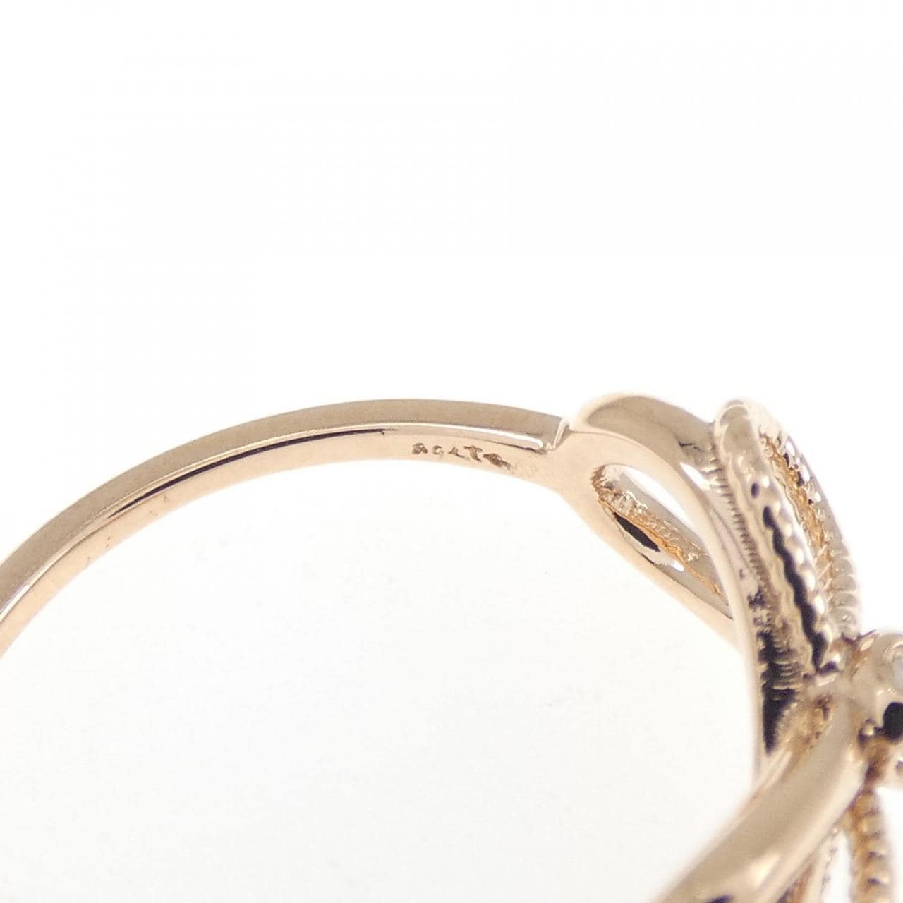 アガット ダイヤモンド リング 0.03CT