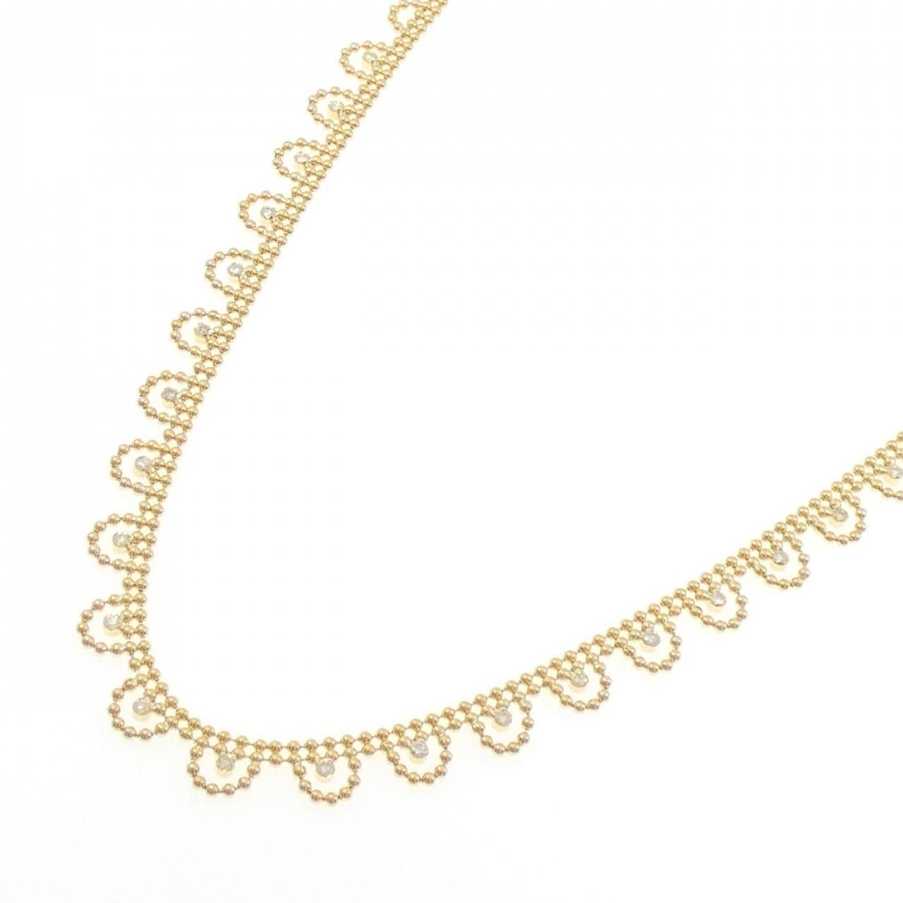 K18YG ダイヤモンド ネックレス 0.51CT