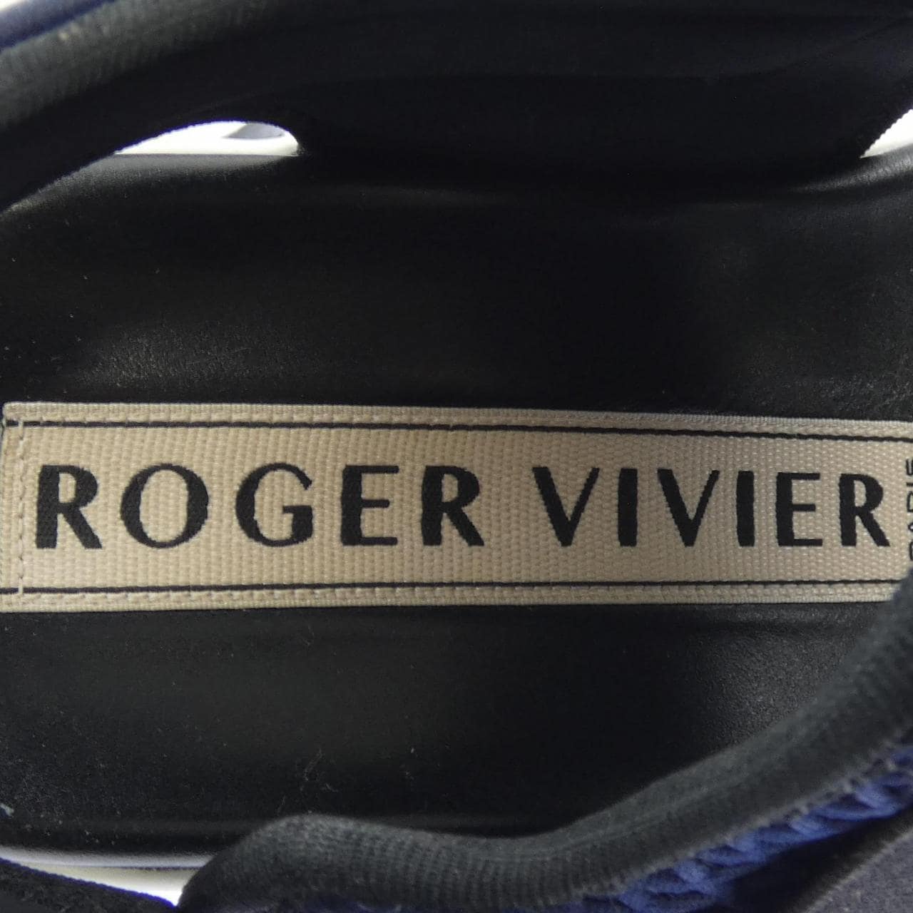 ロジェヴィヴィエ ROGER VIVIER ヴィヴ ラン ストラス バックル サンダル