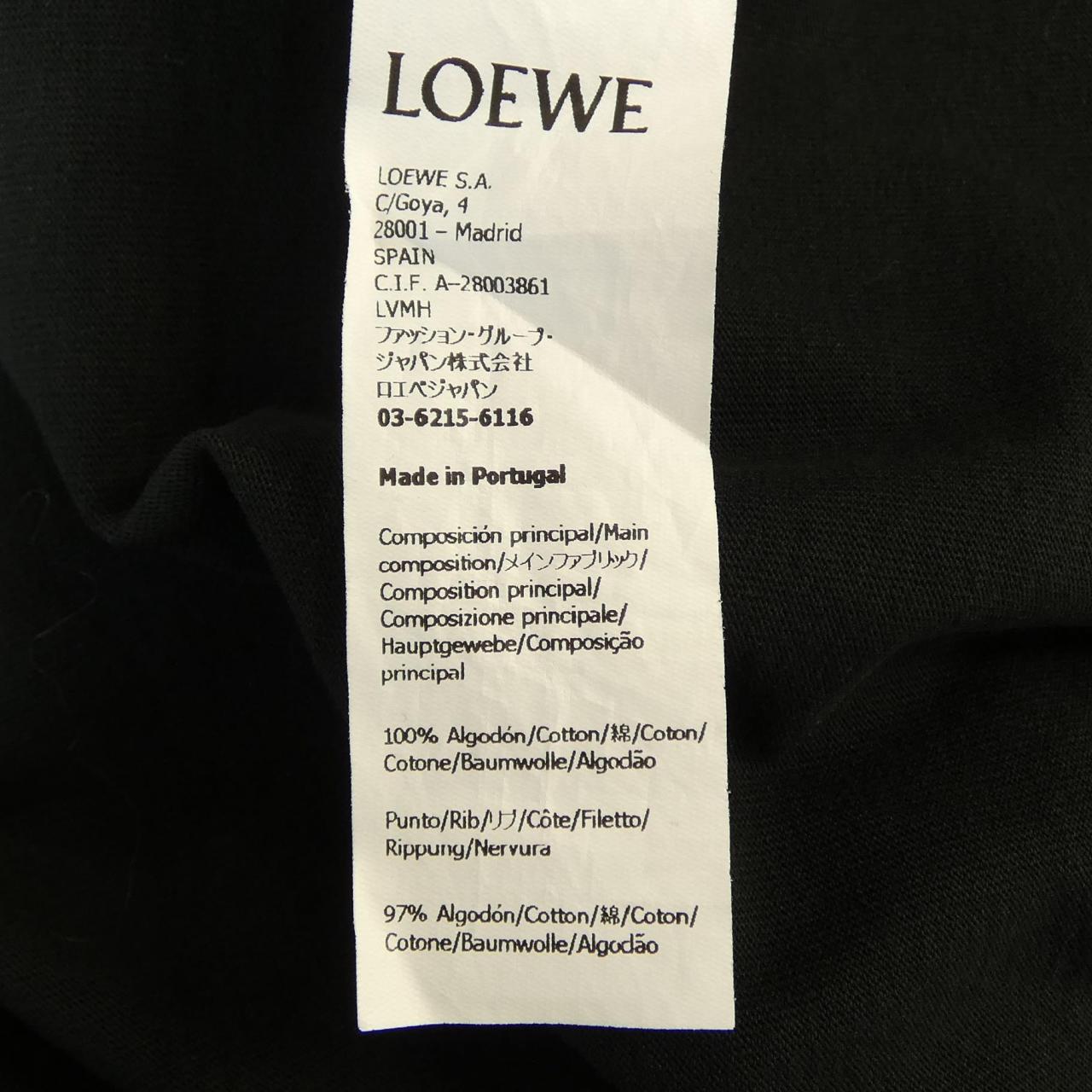 ロエベ LOEWE アナグラム ANAGRAM S359341XA4 Tシャツ