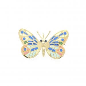 MIKIMOTO butterfly brooch