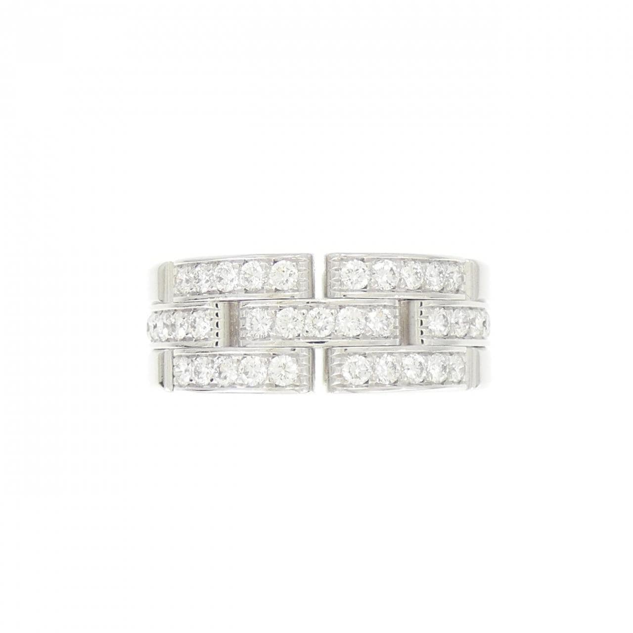 Cartier Maillon panthère half diamond ring