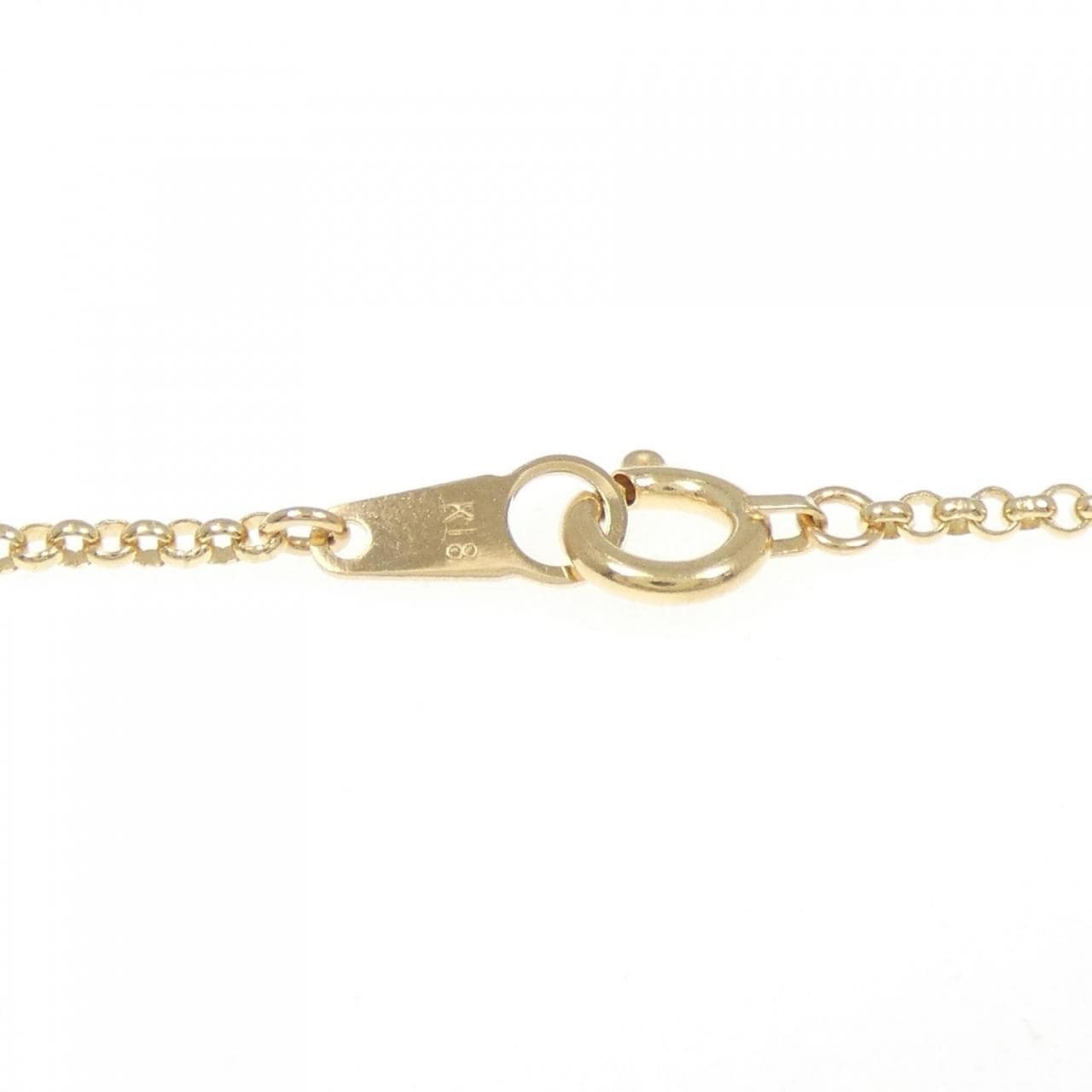 K18YG ダイヤモンド ネックレス 1.02CT
