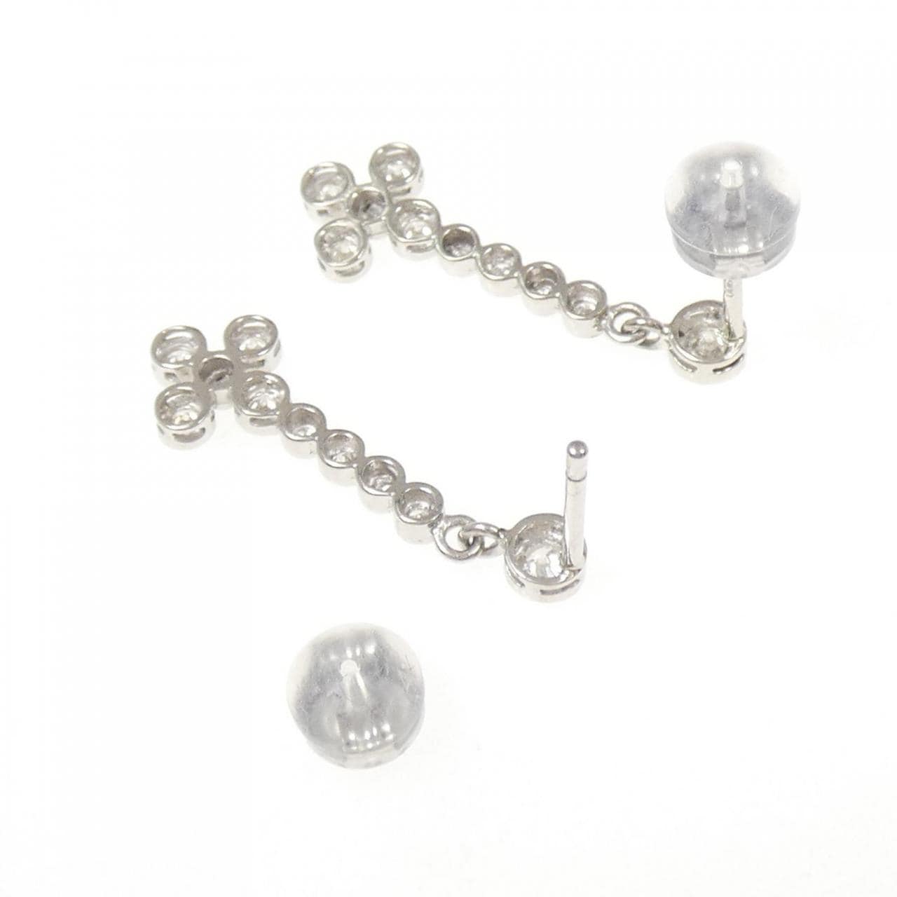 PT900 ダイヤモンド ピアス 0.30CT