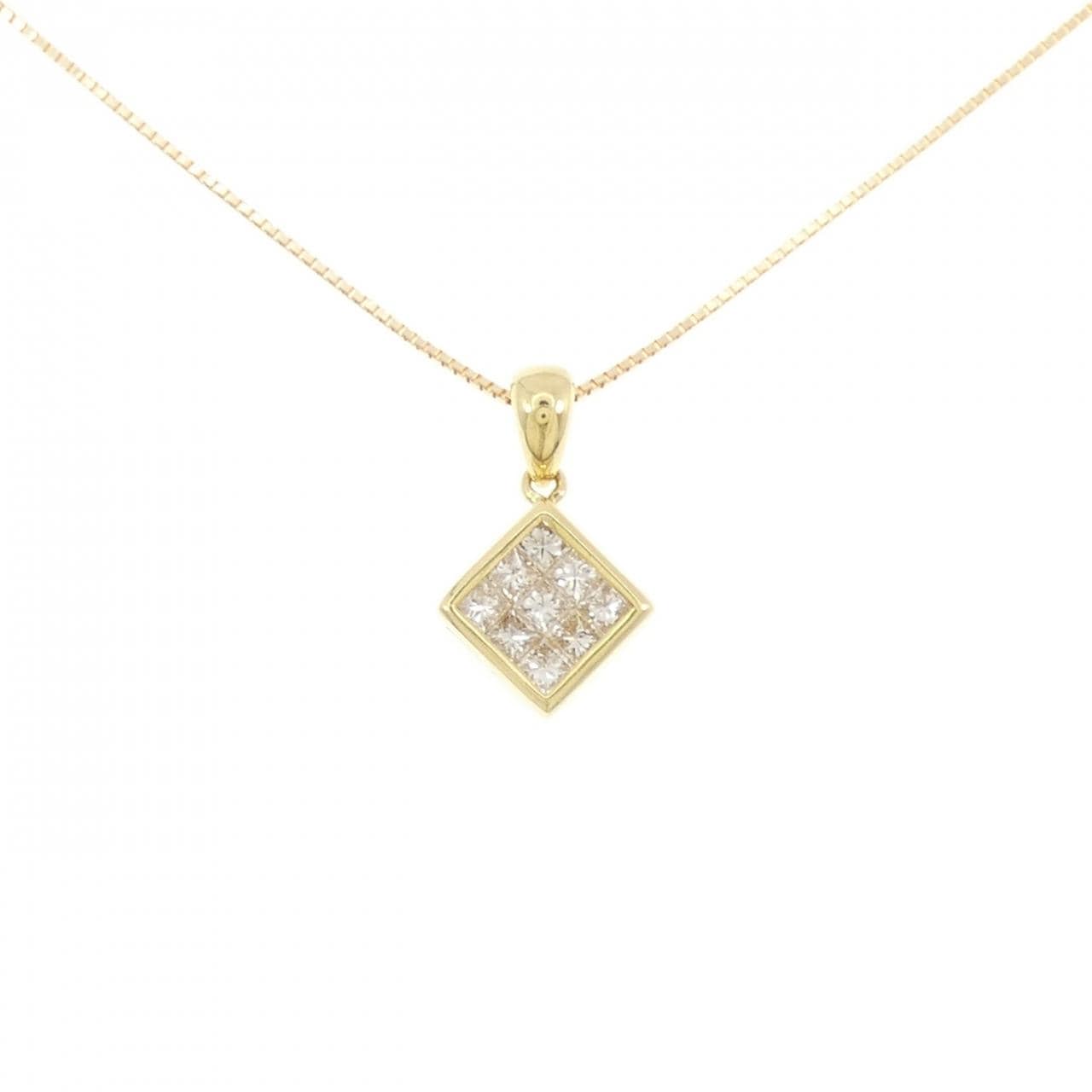 K18YG ダイヤモンド ネックレス 0.50CT