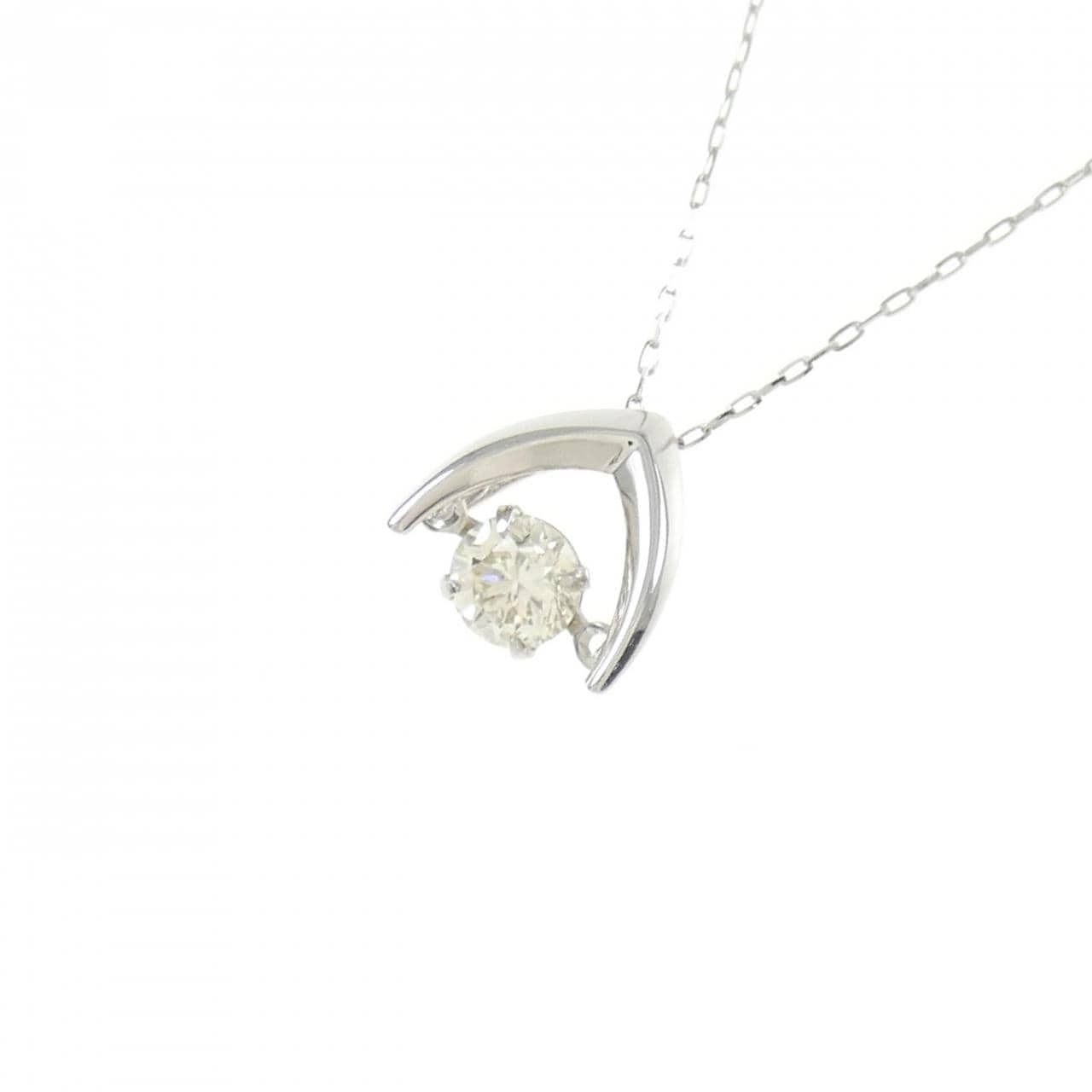 【新品】PT900 ダイヤモンド ネックレス 0.30CT