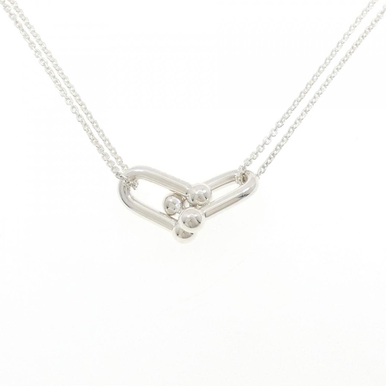 【新品】ティファニー ハードウェア ラージ ダブル リンク ネックレス