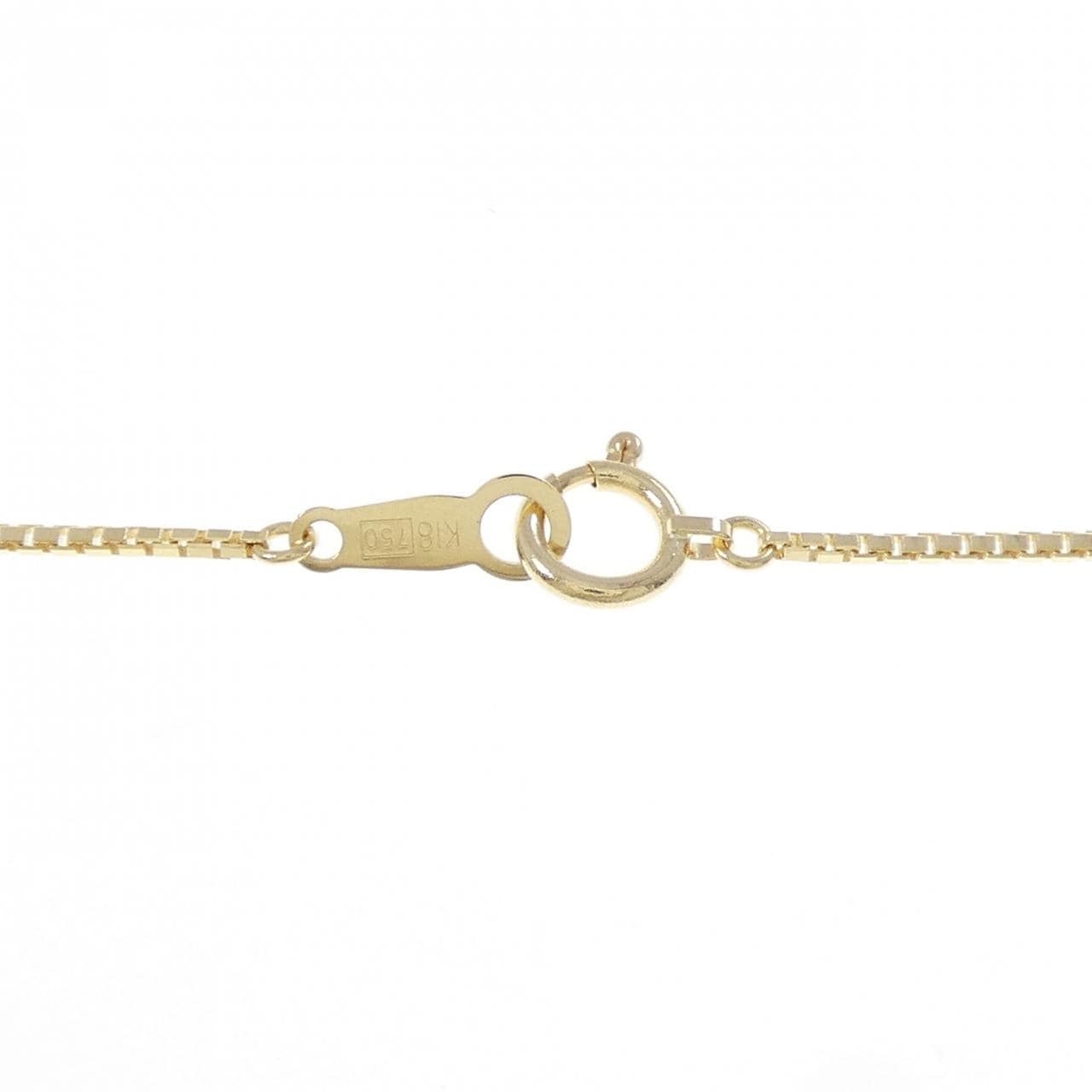 K18YG クオーツ ネックレス 10.76CT