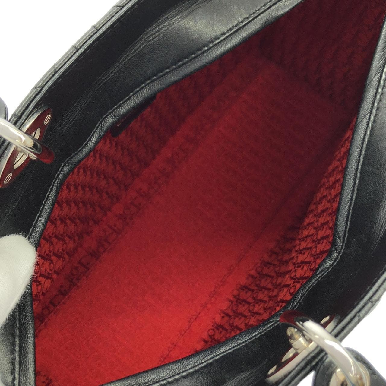 【ヴィンテージ】クリスチャンディオール レディ ディオール ラージ CAL44561 バッグ