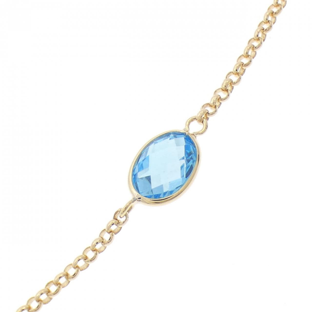 K18YG カラーストーン ネックレス