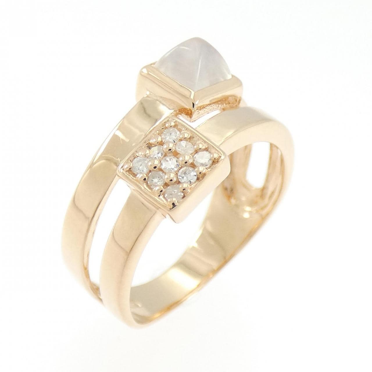 K18PG ムーンストーン リング