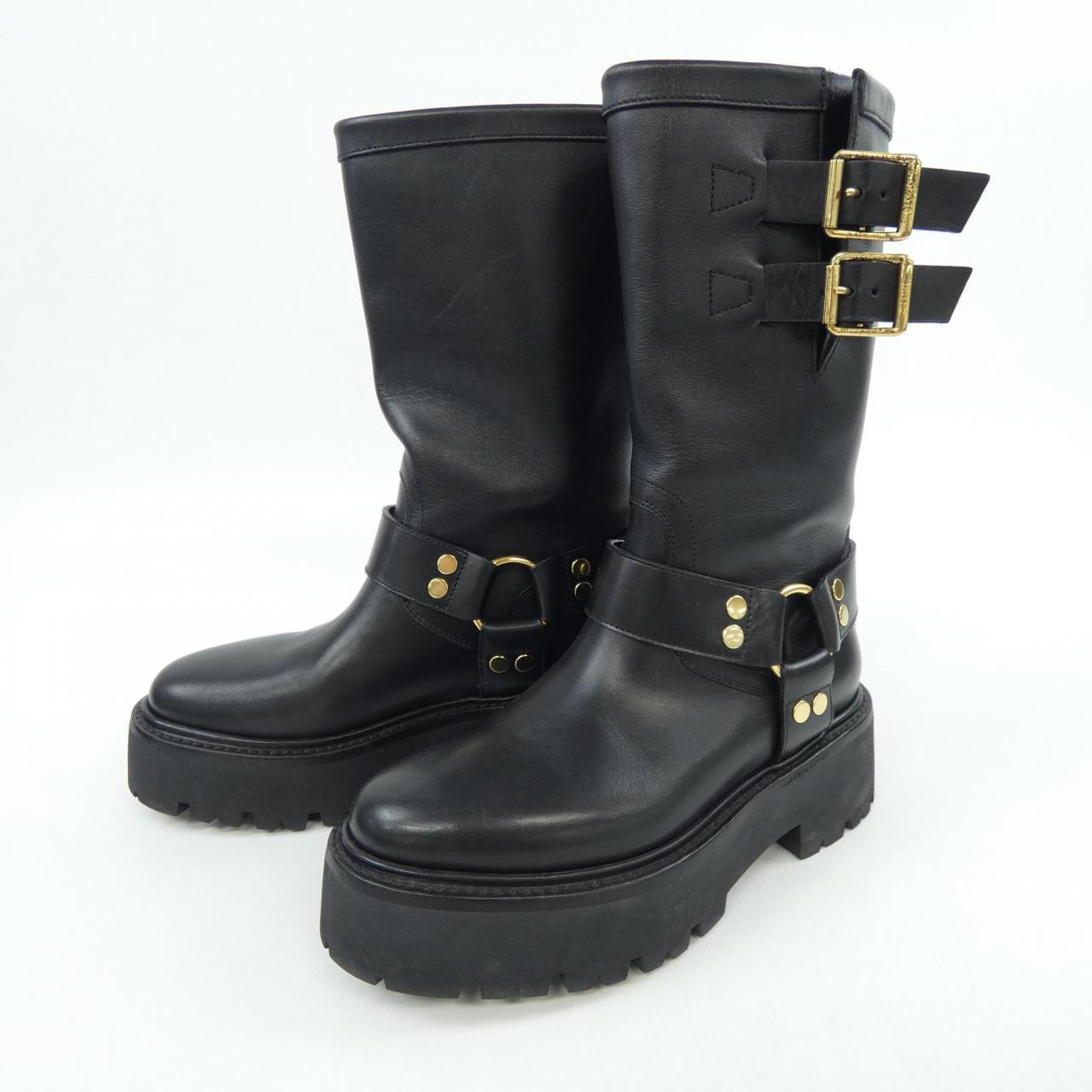 セリーヌ CELINE バイカーミッドブーツ トリオンフ TRIOMPH 354903882C ブーツ