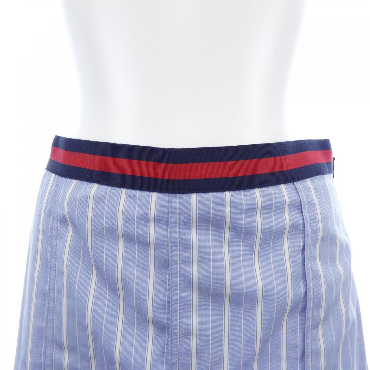 グッチ GUCCI オックスフォード ストライプコットン 695326 ZAG3T スカート