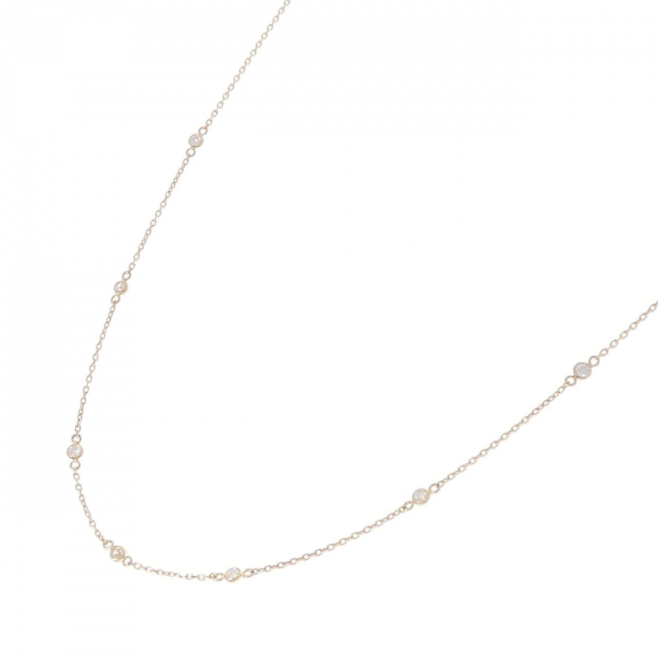 K18YG ダイヤモンド ネックレス 0.27CT