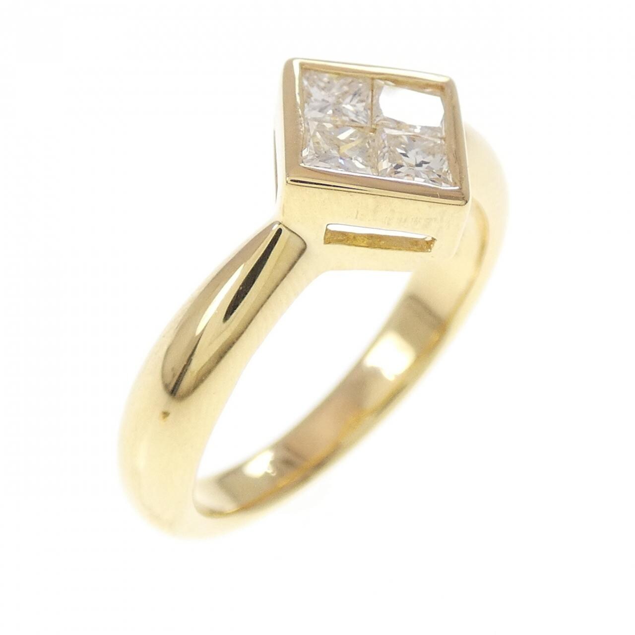 K18YG ダイヤモンド リング 0.50CT