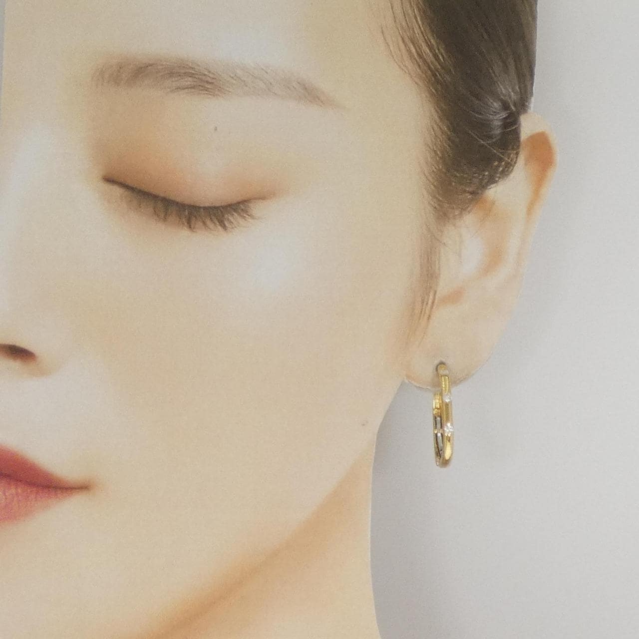 K18YG ダイヤモンド イヤリング 0.20CT