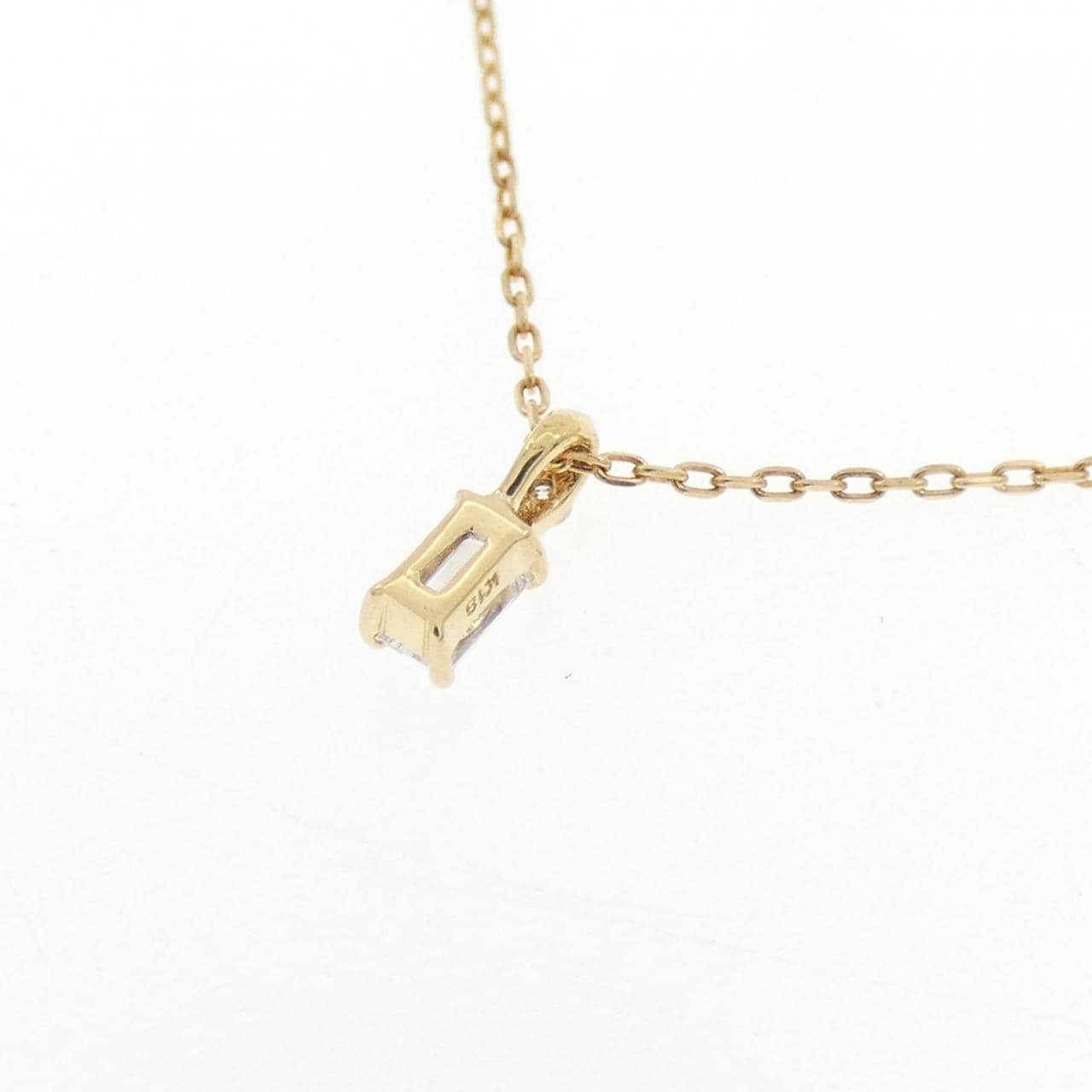 K18YG ダイヤモンド ネックレス 0.08CT