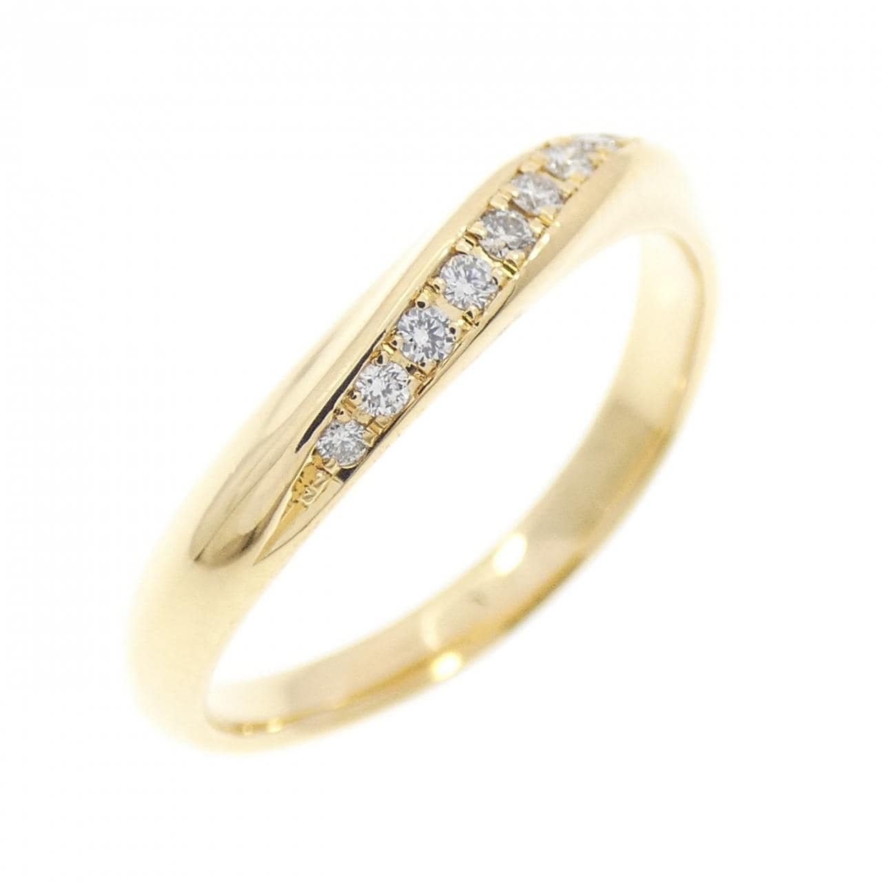K18YG ダイヤモンド リング 0.08CT