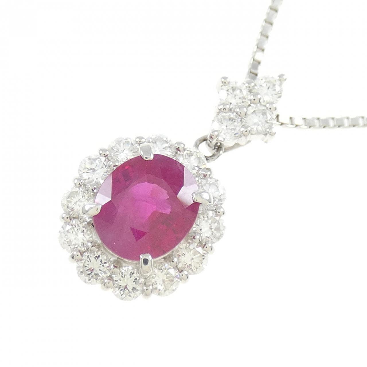 PT ルビー ネックレス 2.06CT ビルマ産