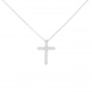 PT900/PT850 クロス ダイヤモンド ネックレス 0.556CT