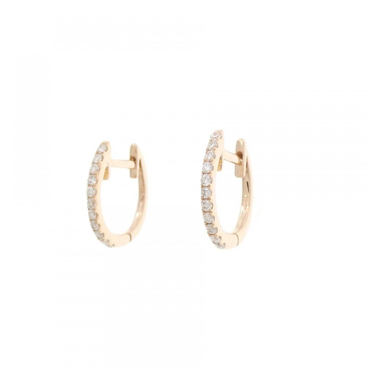 750PG ダイヤモンド ピアス