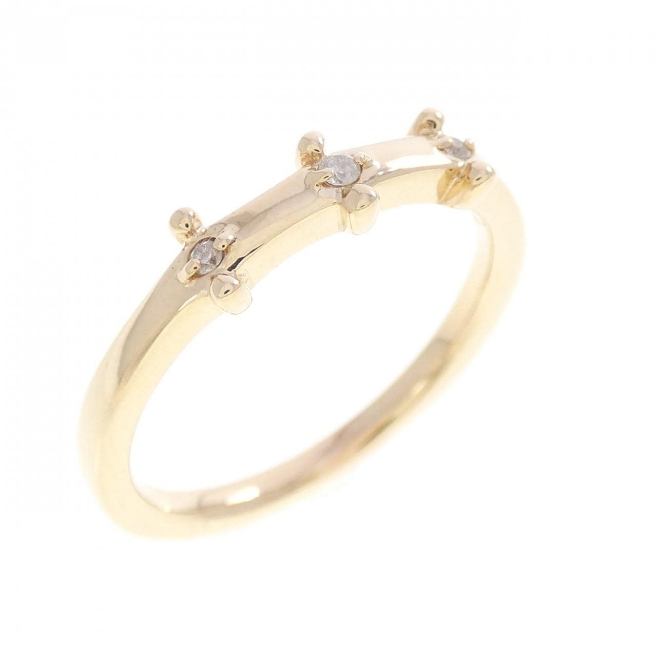 アガット ダイヤモンド リング 0.03CT