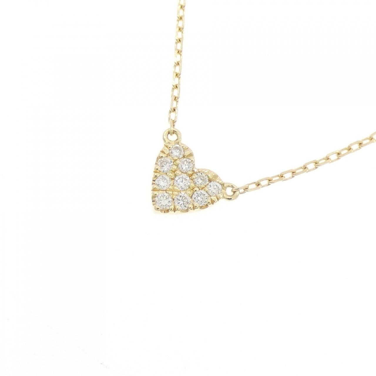アーカー ハートパヴェ ネックレス 0.05CT