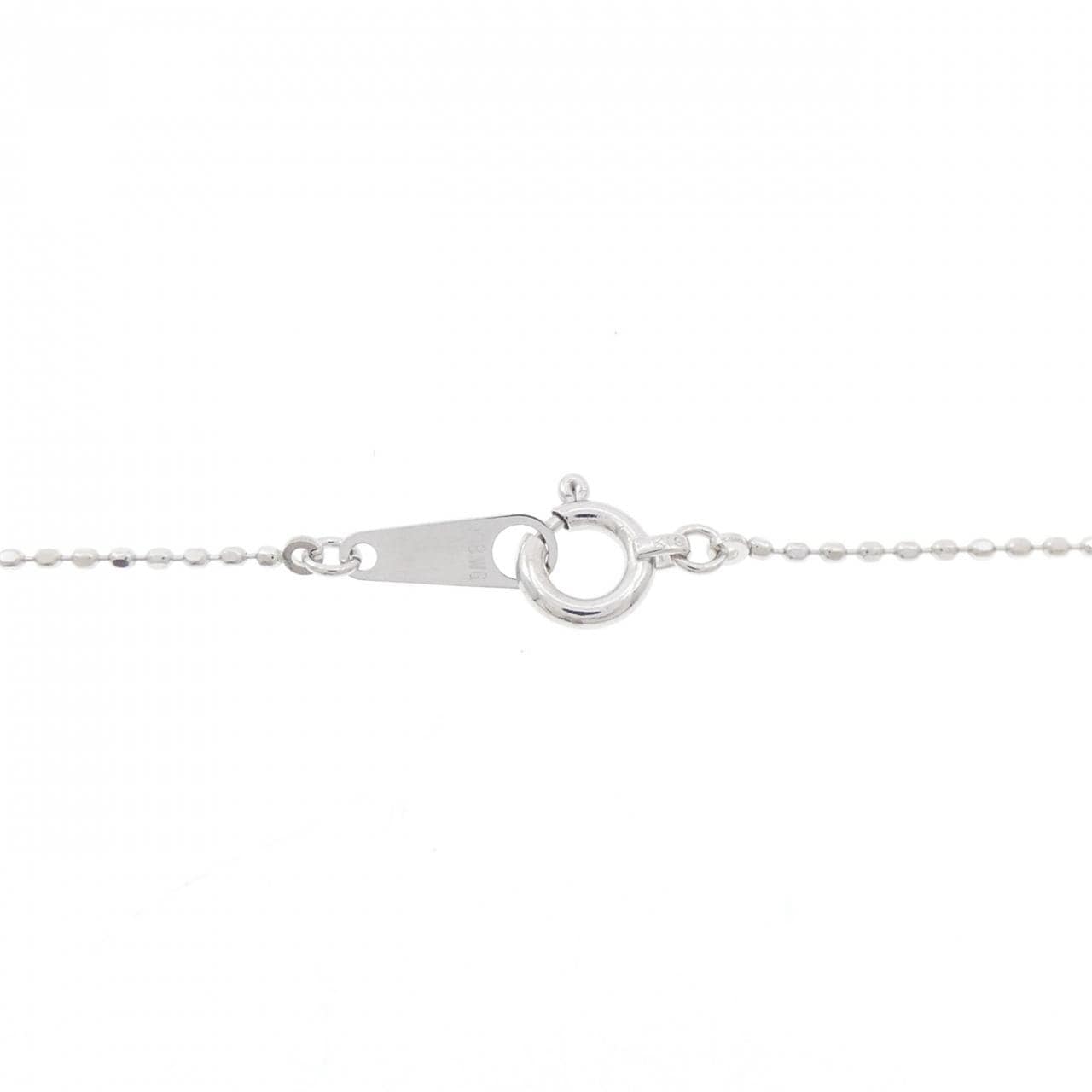 K18WG クロス ダイヤモンド ネックレス 1.00CT