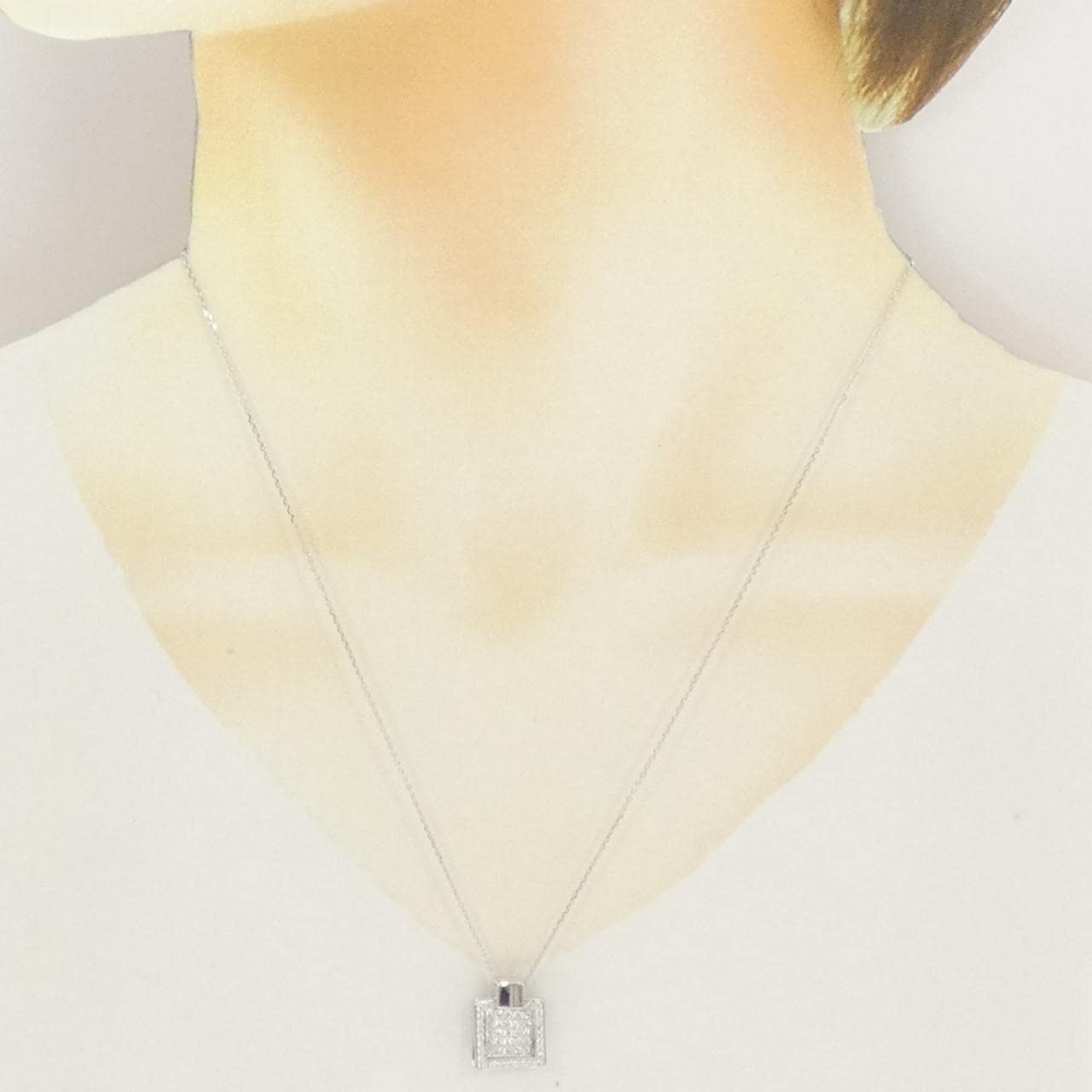 キャサジ ダイヤモンド ネックレス 0.65CT