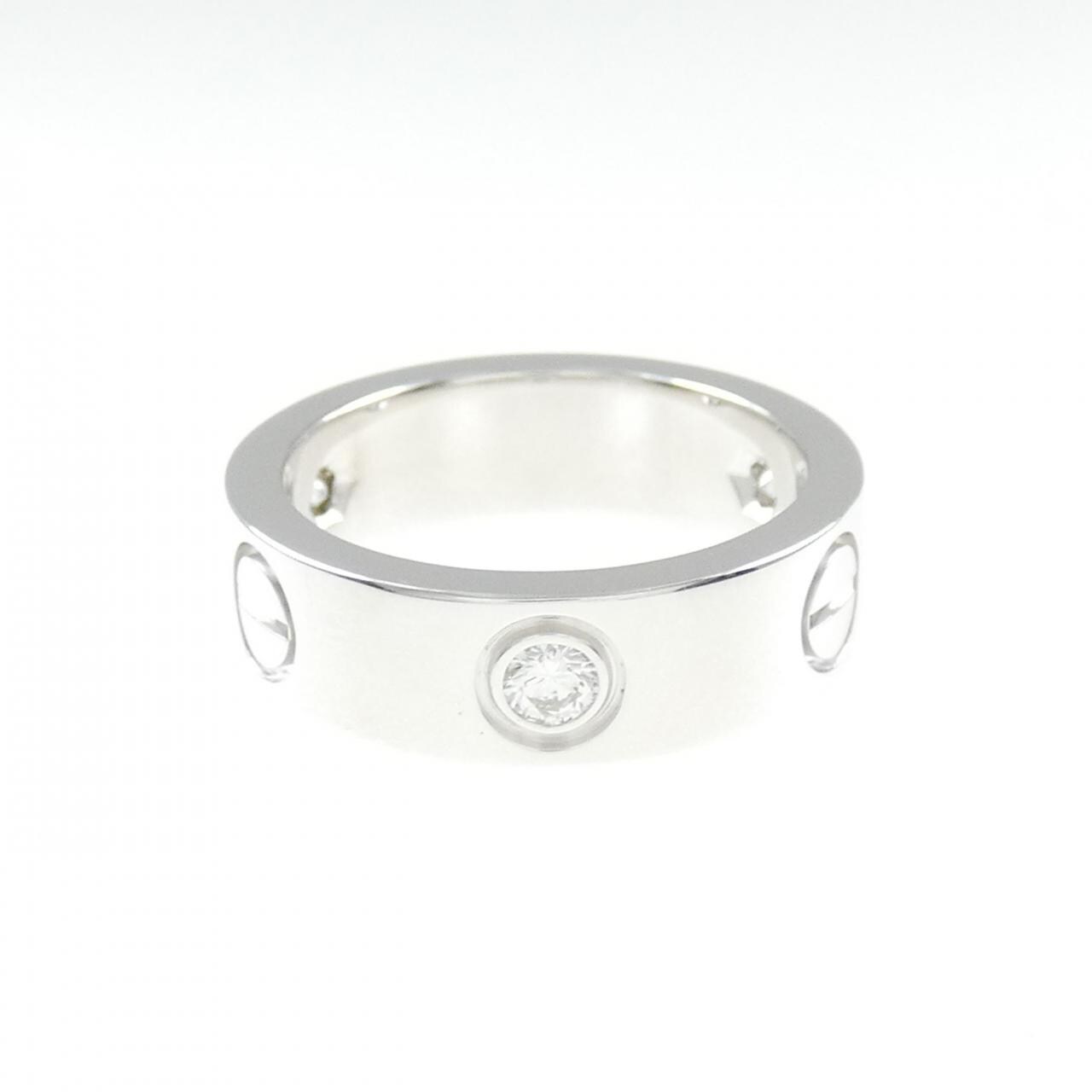 CARTIER LOVE half 鑽石指