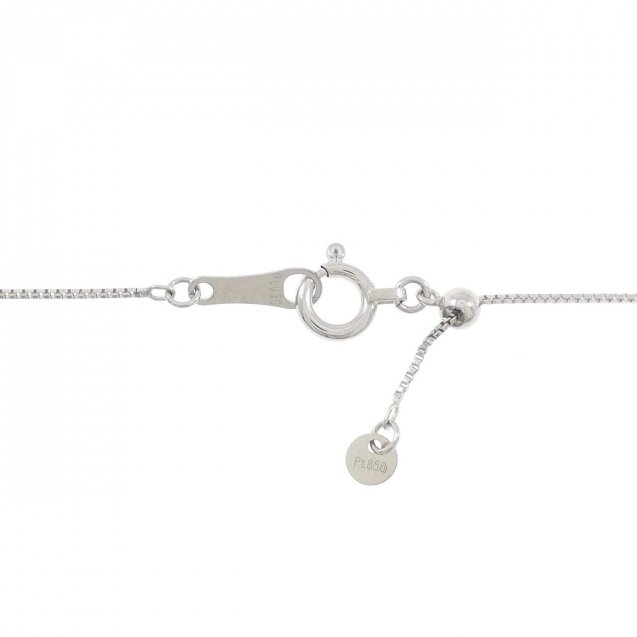 【新品】PT900/PT850 ダイヤモンド ネックレス 1.00CT