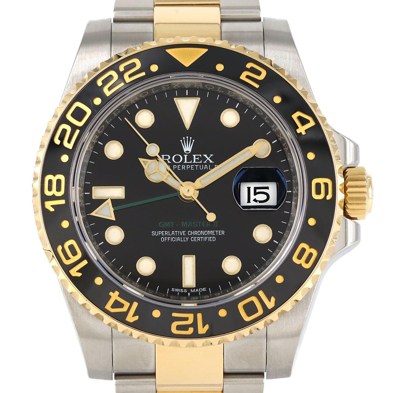 ROLEX GMT Master II 116713LN SSxYG自動上弦Random Number