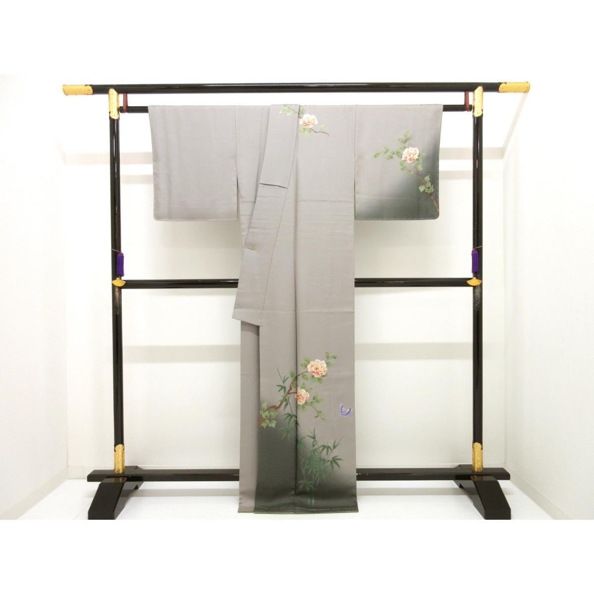 【未使用品】訪問着　友禅金彩加工　ボカシ染