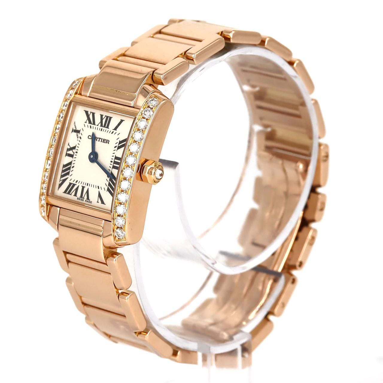 カルティエ タンクフランセーズSM PG/D WE10456H PG･RG クォーツ