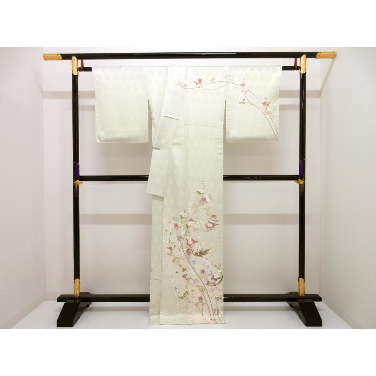 【新品】単衣　訪問着　友禅加工ボカシ染