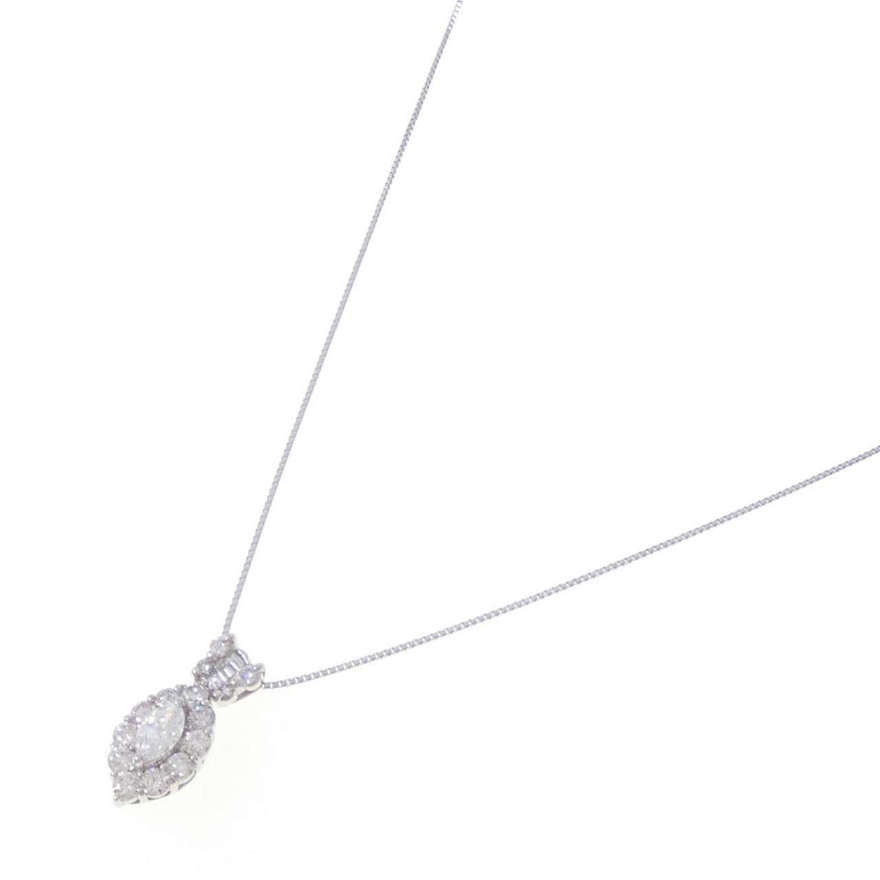 PT900/PT850 ダイヤモンド ネックレス 0.30CT