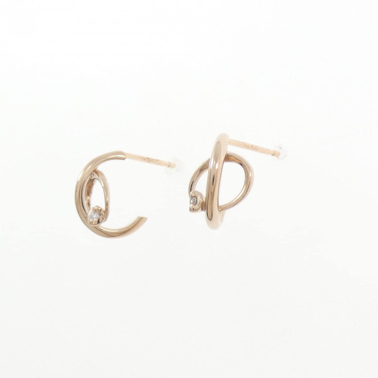 スタージュエリー ダイヤモンド ピアス 0.014CT