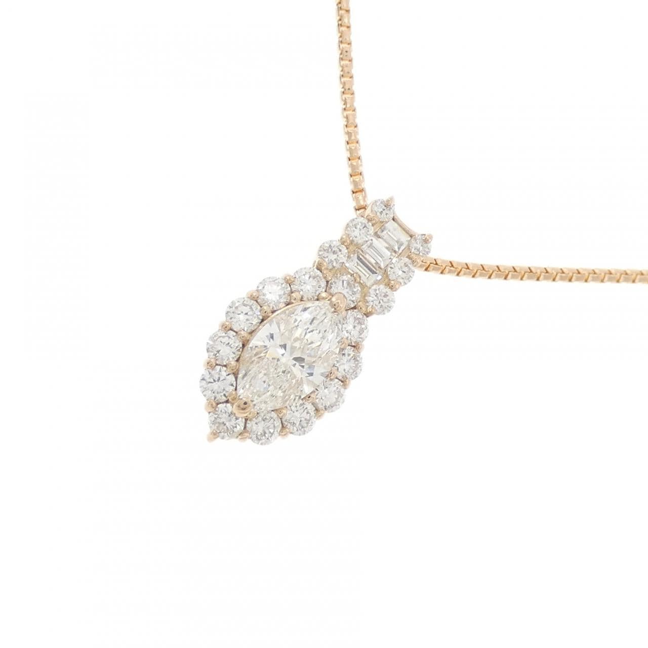 K18PG ダイヤモンド ネックレス 0.503CT