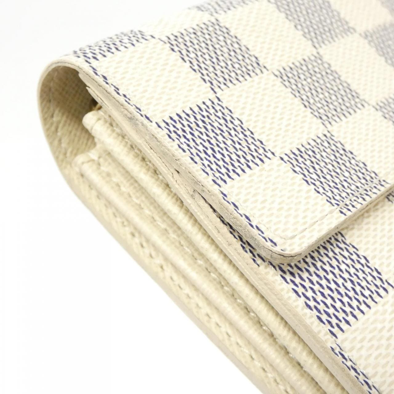 LOUIS VUITTON Damier Azur Portefeuille Sarah N61735 皮夾