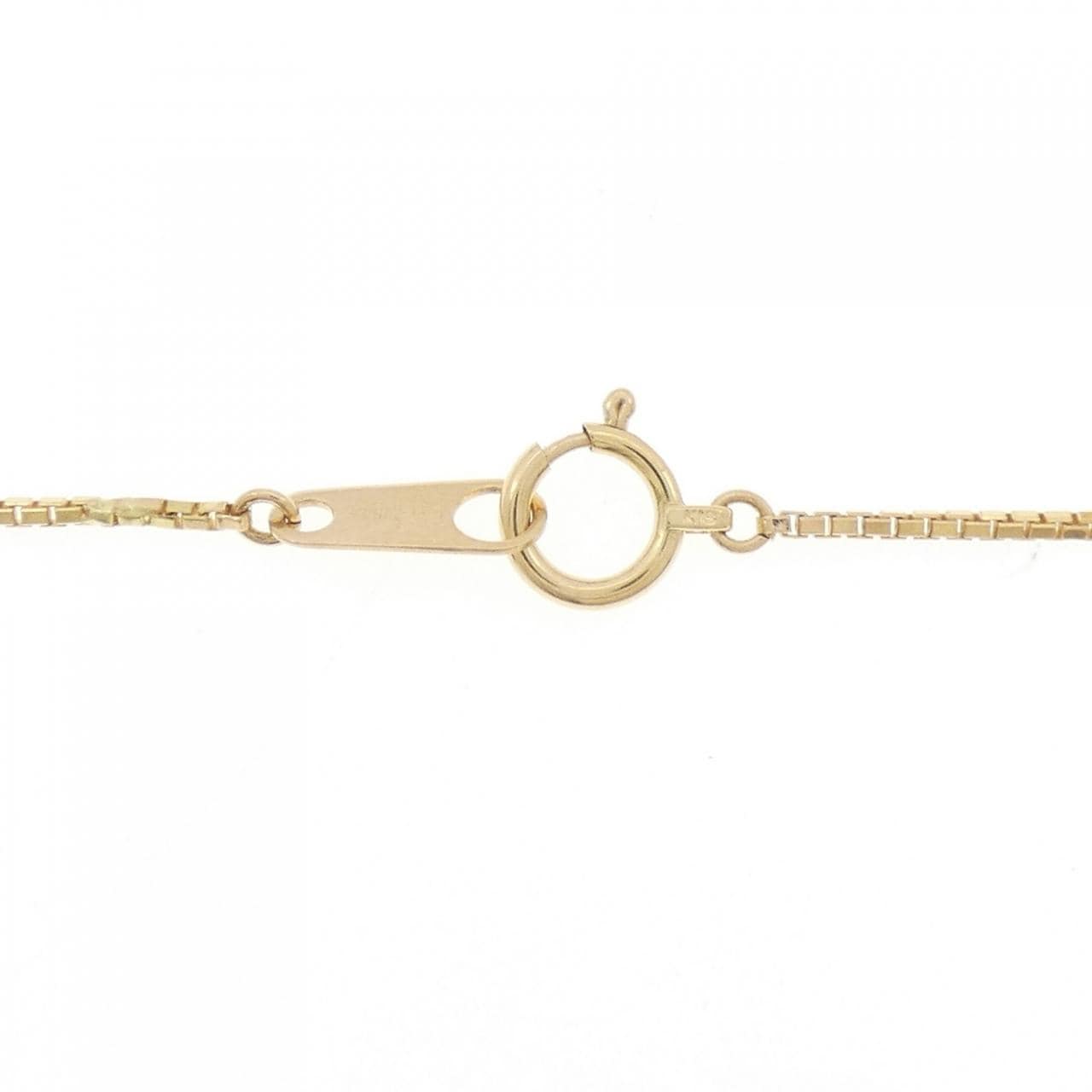 K18YG ソリティア ダイヤモンド ネックレス 0.841CT