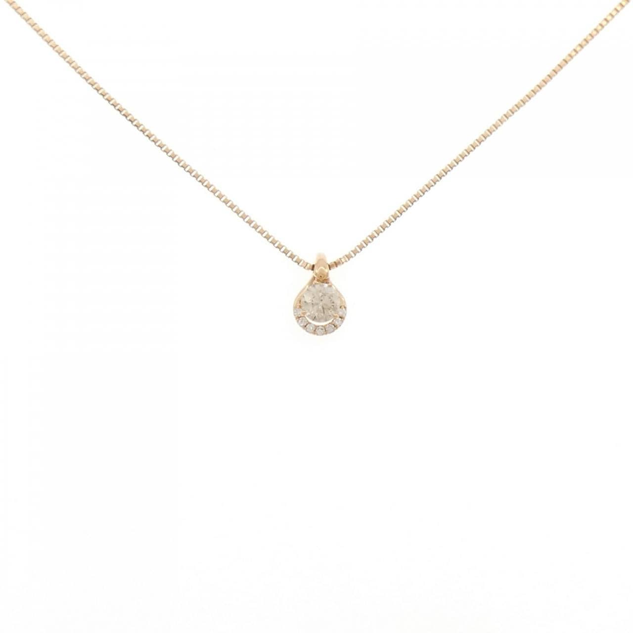 K18PG ダイヤモンド ネックレス 0.31CT