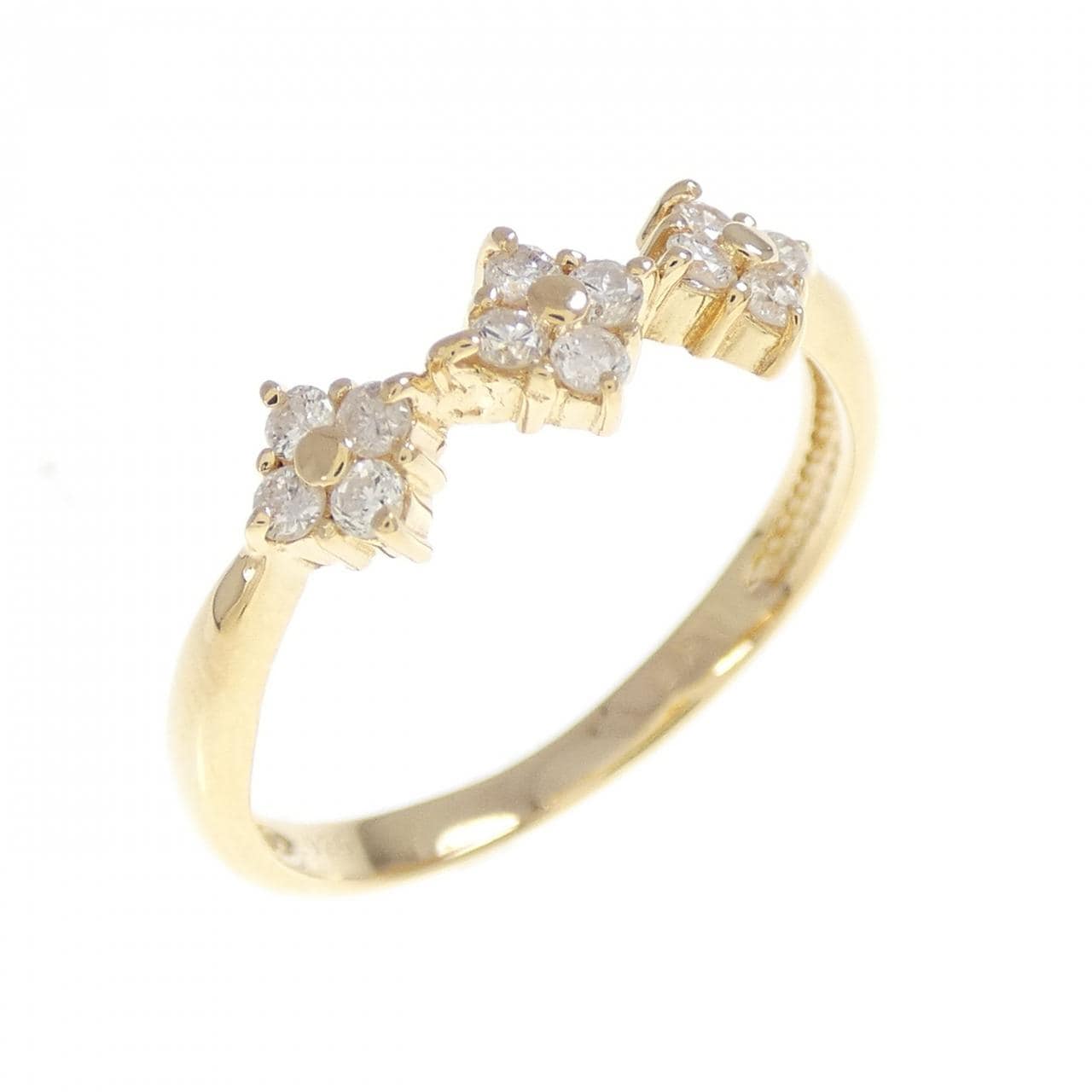 K18YG ダイヤモンド リング 0.20CT