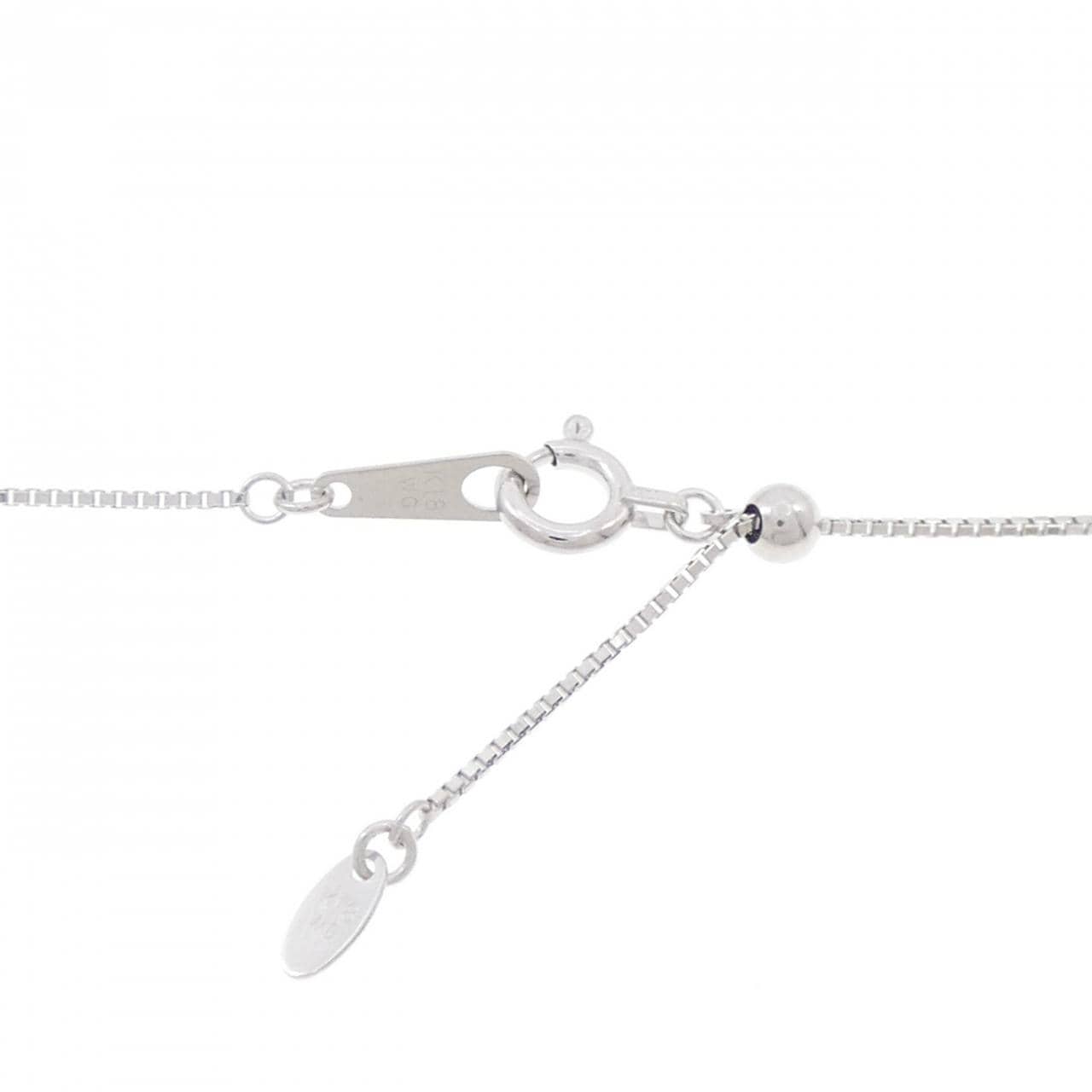 K18WG ダイヤモンド ネックレス 0.50CT