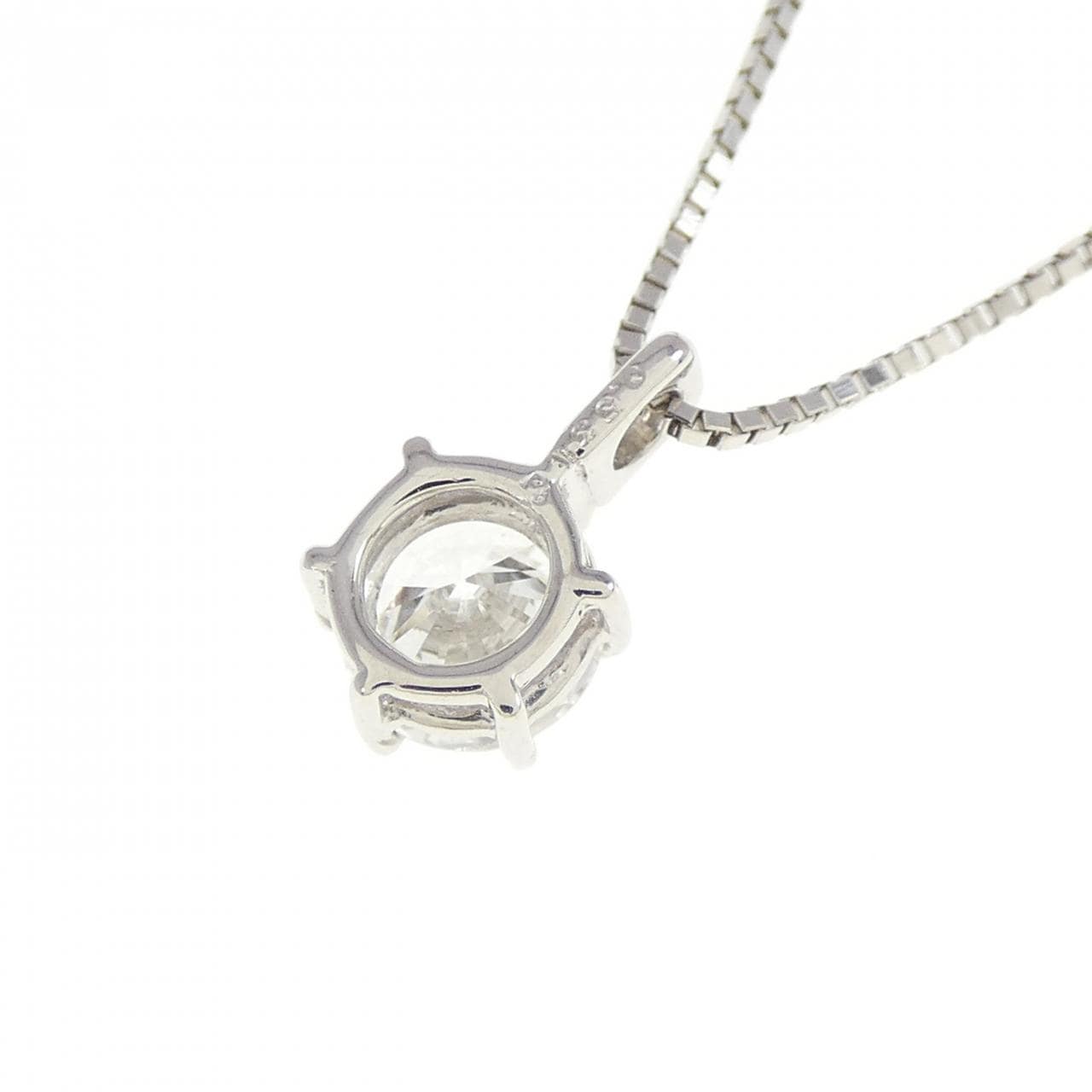 PT/PT850 ダイヤモンド ネックレス 0.531CT F VS2 VG