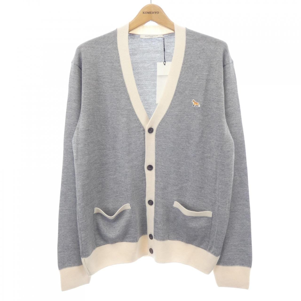 メゾンキツネ MAISON KITSUNE HU00542KT1036 カーディガン